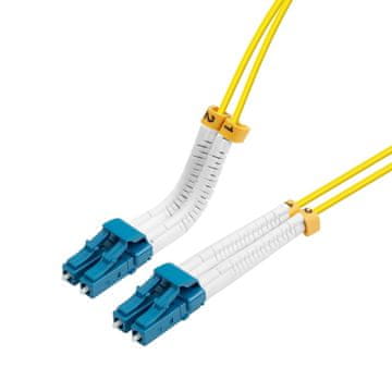optički kabel - LC-LC jednomodni dupleks 0,5 m OS2 LSZH, LVO2314005-FLEX