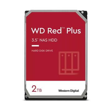 Western Digital WD Red Plus WD20EFPX 3,5" 2TB Serial ATA interni tvrdi disk, WD20EFPX