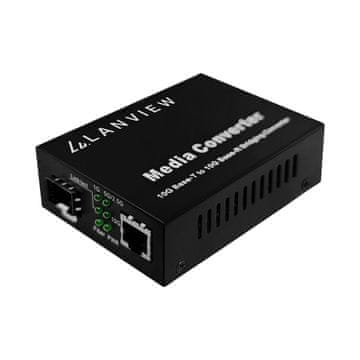 nekonvertirani RJ45 medijski pretvarač 10GBase-T na SFP+ 10GBase-X, LVN-MED-SFP+-10GB-X