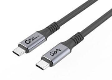 MicroConnect USB4 USB-C kabel 2 m 40 Gbps 100 W