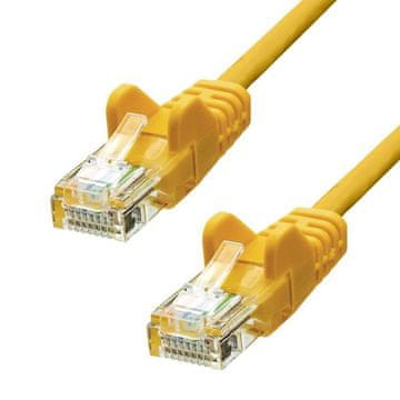 ProXtend CAT5e U/UTP CCA PVC Ethernet kabel žuti 1,5 m, V-5UTP-015Y