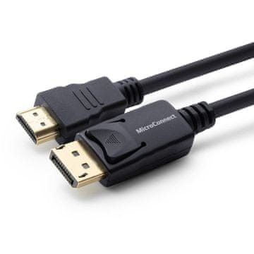 MicroConnect DisplayPort 1.2 - HDMI kabel 10 m