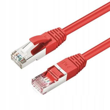 MicroConnect CAT6A S/FTP 0,5 m crveni LSZH