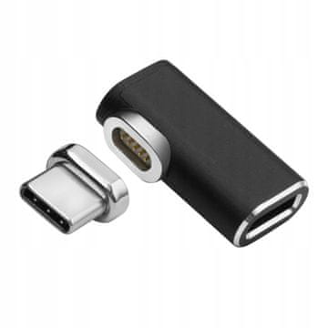 MicroConnect magnetski USB-C 90° adapter
