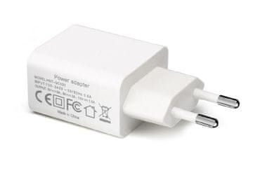 CoreParts USB adapter za napajanje bijeli, MBXAP-AC0007