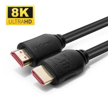 MicroConnect HDMI 2.1 8K 120Hz 48Gb/s Crni 5m
