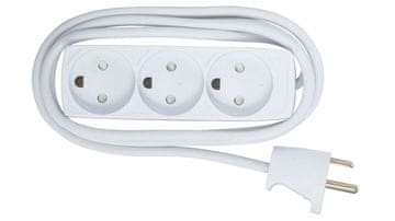 MicroConnect danski produžni kabel s 3 utičnice 5 m