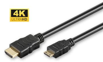 MicroConnect HDMI 2.0 A HDMI Mini 3 m