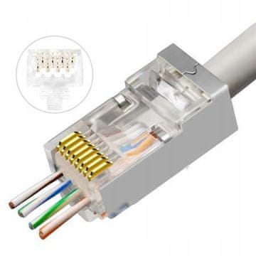 RJ45 STP utikač CAT6 AWG23-24 50 kom.