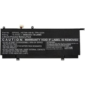 CoreParts Baterija za prijenosno računalo HP Spectre X360, Li-Pol 59,29 Wh, 15,4 V, 3850 mAh, Crna, MBXHP-BA0262