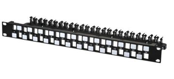 Patch panel s 24 LAN porta Cat6a STP 1U za 19" rack, LVN127597