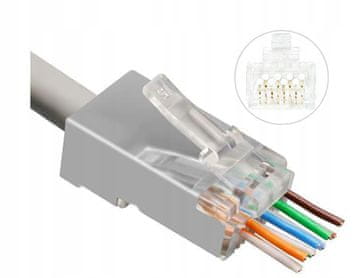 CAT7 utikač za AWG22-24 25 setova