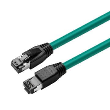 MicroConnect CAT8.1 S/FTP 5m zeleni oklopljeni LSZH, AWG 24