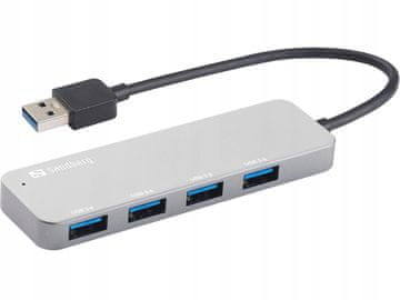 Sandberg 4-portni USB 3.0 hub SAVER 333-88