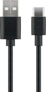 MicroConnect USB-C - USB2.0 tip A kabel 3 m