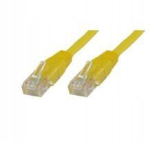 MicroConnect U/UTP CAT5e 1M Žuti PVC
