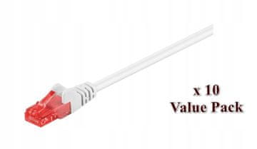 MicroConnect U/UTP CAT6 2M bijeli 10 kom