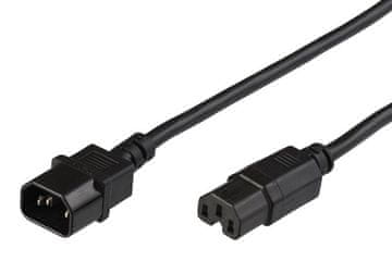 MicroConnect produžni kabel C14-C15 3 m