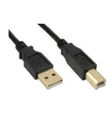 MicroConnect USB2.0 AB 5m MM pozlaćen