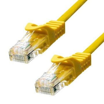 ProXtend CAT5e U/UTP CU PVC Ethernet kabel žuti 10 m, 5UTP-10Y