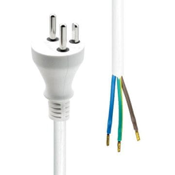 ProXtend Danska kabel za napajanje - otvoreni kraj, 20 m, bijeli, PC-KOE-020W-M