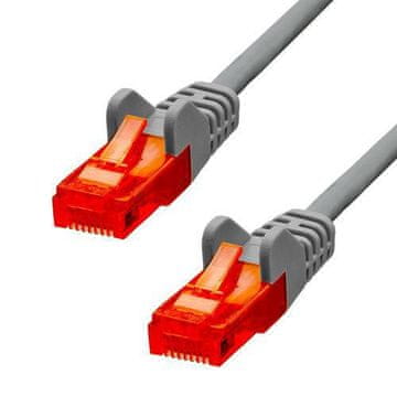 ProXtend CAT6 U/UTP CCA PVC Ethernet kabel sivi 7 m, V-6UTP-07G