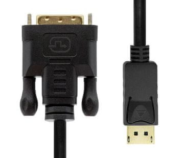 ProXtend DisplayPort 1.2 na DVI-D 24+1 kabel, 3 m, DP1.2-DVI241-003