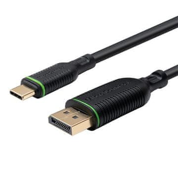 MicroConnect USB-C na DisplayPort kabel, 1 m, MC-USBCDP1