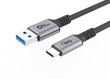 MicroConnect USB-C - USB-A kabel 1m 10 Gb/s 60 W