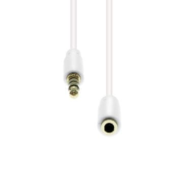 ProXtend 4-pinski tanki produžni kabel bijeli 0,5 m, M4EXS-005W