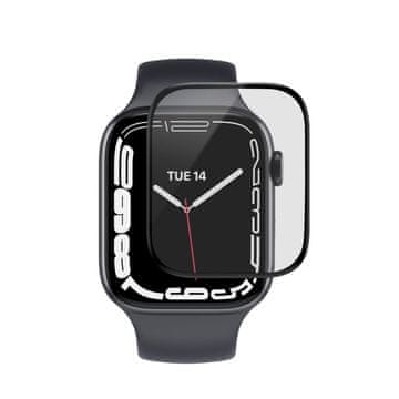 eSTUFF Fleksibilna hibridna zaštitna folija za Apple Watch serije 4/5/6/SE 44 mm, prozirna/crna, ES501022