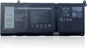 CoreParts baterija za prijenosno računalo DELL 37Wh Li-Polymer 11.25V 3300mAh, crna, MBXDE-BA0269