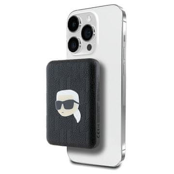 Karl Lagerfeld Induktivna prijenosna baterija 15W MagSafe 5000mAh crna