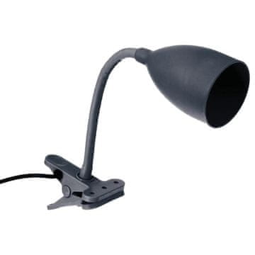 Atmosphera Sily lampa s kopčom, tamno siva