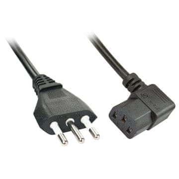 Lindy 2m C13 kutni kabel za napajanje, 30346