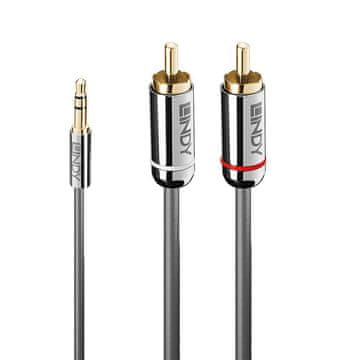 Lindy 0,5M phono audio kabel, Cromo Line, 35332