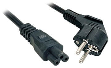 Lindy 3m Schuko na C5 kabel za napajanje, bez olova, 30406