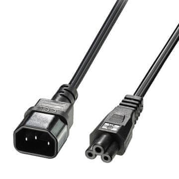 Lindy 2M IEC C14 na IEC C5 kabel za napajanje, 30341