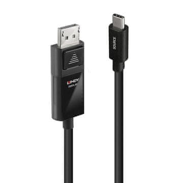 Lindy 2M USB-C na DisplayPort 4K 60Hz HDR adapterski kabel 85R39AA, 43342
