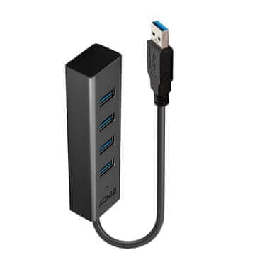 Lindy 4-portni USB 3.0 hub, 43324