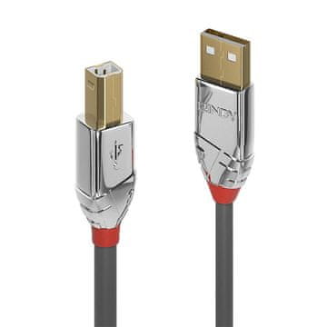 Lindy USB 2.0 kabel tip AB Cromo Line 0,5 m 5B10W51877, 36640