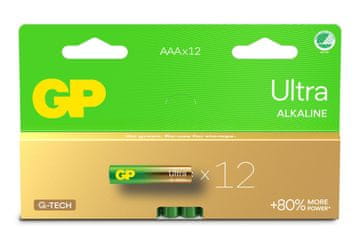 GP ULTRA AAA/LR03 alkalne baterije, set od 12, 151447