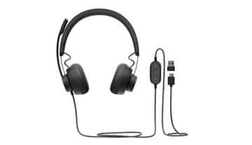 Logitech Zone žičane UC slušalice, 981-000875