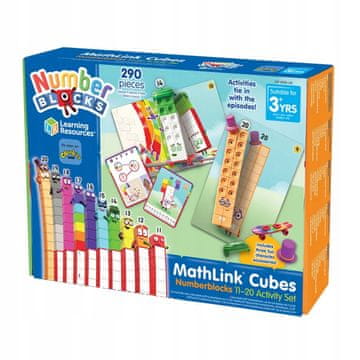 Learning Resources Matematičke kocke 11-20 MathLink kocke