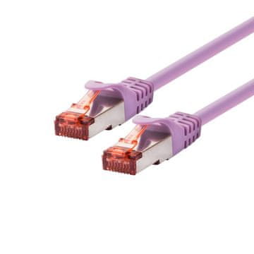 Profesionalni LOGON CAT6 F/UTP patch kabel - 0,3 m, ljubičasti, TCF66F003V