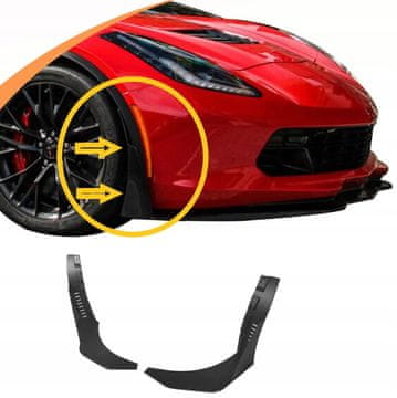 Bočni razdjelnik za branik Mat Corvette C7 2014-19 za razdjelnik STG3