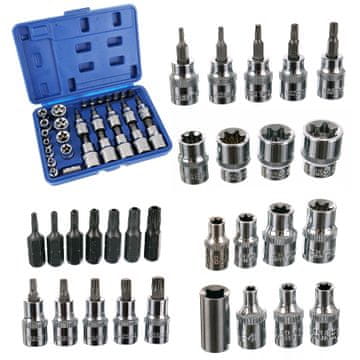 SET TORX BITOVA ZA UNUTARNJE I VANJSKE ODJEĆE 30 KOM