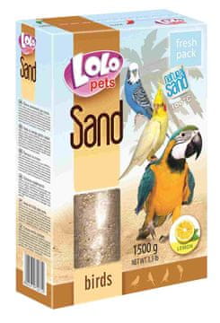 Lolo Pets SAND - LIMUN pijesak za papige sa školjkama 1,5 kg