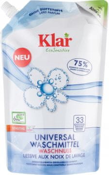 Klar DETERDŽENT ZA PRANJE RUBLJA S OKUSOM SAPUNICE UNIVERZAL ECO 1,5 L (33 PRANJA)