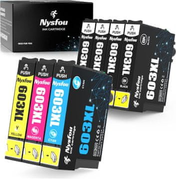 7x tinta ZA Epson 603XL XP-2100 XP-2105 XP-2150 WF-2810 WF-2822 WF-2820